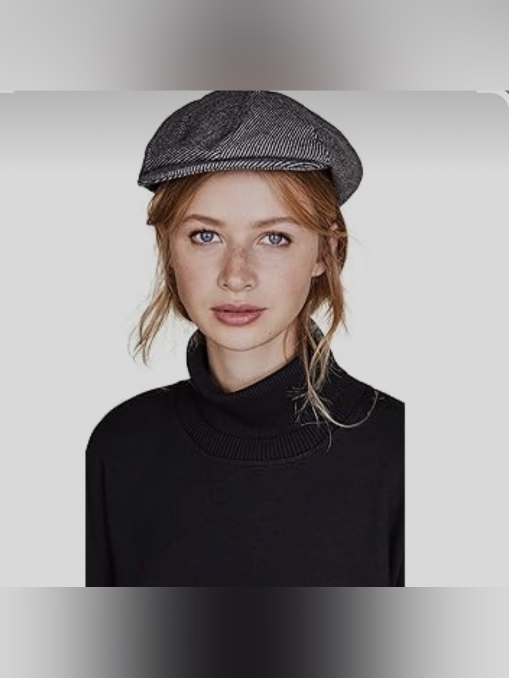 🌳 “Hanna Hats” ~ Brown Tweed Newsboy Cap - Picture 12 of 13